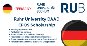 Ruhr University DAAD EPOS Scholarship