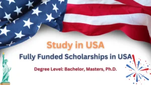 Fully Funded Scholarships in USA 2026